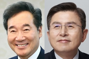 서울 종로 민주당 이낙연 48.3%, 통합당 황교안 35.0%에 우세 