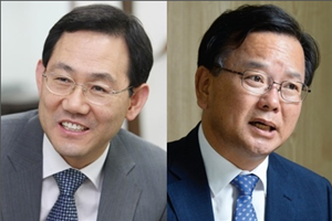대구 수성갑 민주당 김부겸 34.8%, 통합당 주호영 53.4%에 열세 