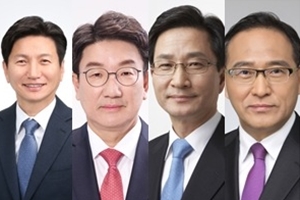 강릉 초접전, 민주당 김경수 24.8% 무소속 권성동 24.6%