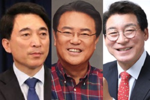 공주부여청양 민주당 박수현 48.7%, 통합당 정진석 34.5%에 우위 