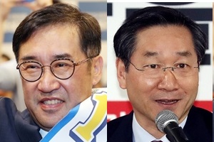 인천 남동갑 접전, 민주당 맹성규 44.7% 통합당 유정복 36.3%