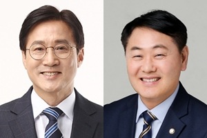 군산 접전, 민주당 신영대 48.4% 무소속 <a href='https://www.businesspost.co.kr/BP?command=article_view&num=306274' class='human_link' style='text-decoration:underline' target='_blank'>김관영</a> 42.4% 