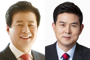 산청함양거창합천 무소속 김태호, 통합당 강석진 상대로 재기전 '험난'