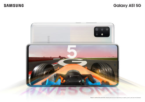 삼성전자, 보급형 스마트폰 '갤럭시A51 5G'를 5월7일 국내 출시
