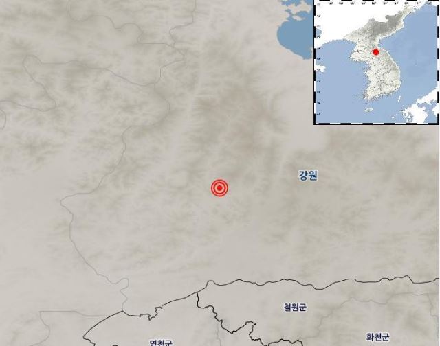 북한 강원 평강에서 규모 3.8 자연지진 발생, 수도권에서도 느껴져