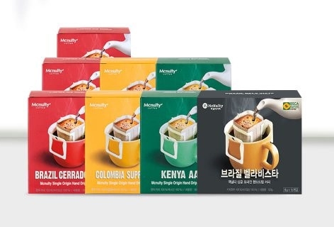 한국맥널티 '산지별 핸드드립' 4종 홈쇼핑 판매, "홈카페족 공략"