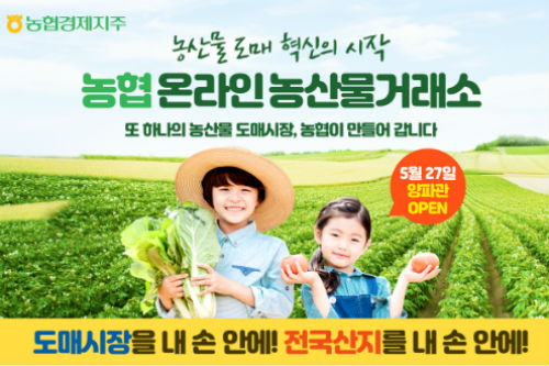 농협경제지주 온라인 농산물거래소 열어, 장철훈 "농가와 상생"