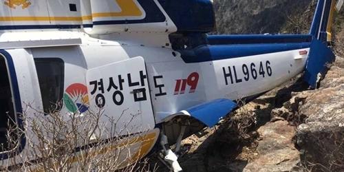 지리산 천왕봉 인근에서 구조헬기 추락해 탑승자 7명 중 2명 사망