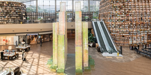 신세계프라퍼티, 별마당 도서관 개관 3돌 기념작품 '빛의 도시' 설치