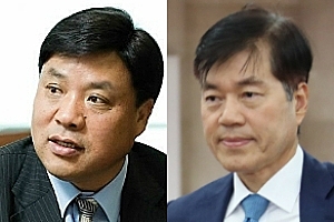 서정진 셀트리온 회장(왼쪽)과 김태한 삼성바이오로직스 대표이사 사장.