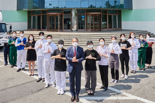 황종현, SPC삼립 임직원과 코로나19 의료진 응원하는 캠페인 참여
