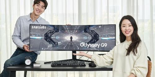 삼성전자 게임용 모니터 신제품 오디세이G9, 해외매체에서 호평받아  