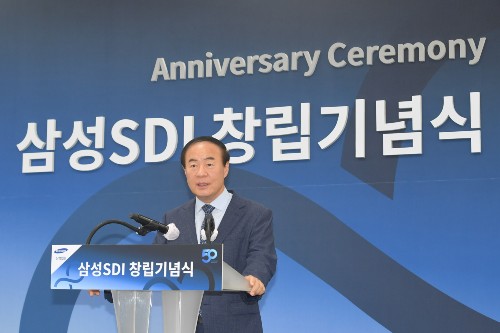 전영현, 삼성SDI 전기차배터리 초격차 기술에 앞으로 50년 걸어 