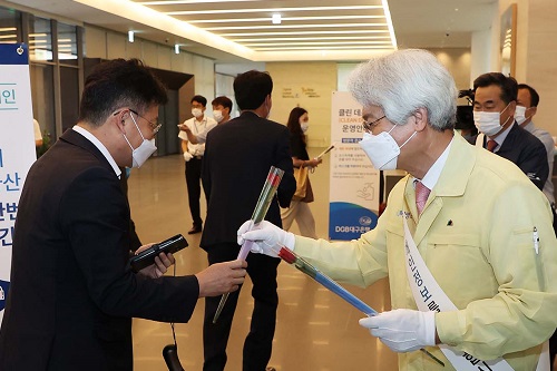 김태오, DGB대구은행 임직원 상대로 정보보호 중요성 직접 알려