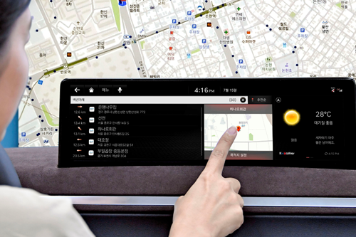 현대기아차, 내비게이션에 중소벤처기업부 ‘백년가게' 정보 제공