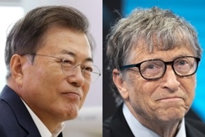 빌 게이츠 문재인에게 서한, "한국의 코로나19 대응에 감명 받았다"