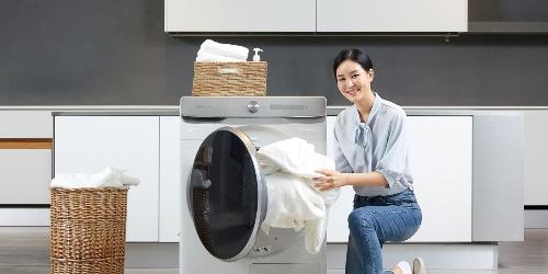 삼성전자 에너지효율1등급 17kg용량 건조기 내놔, 살균기능 적용