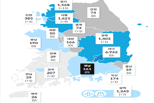 국내 코로나19 하루 확진 34명 나와, 지역감염 13명 해외유입 21명