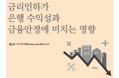 KDI "한국은행이 금리인하해도 시중은행 이자마진 손해 별로 없어" 