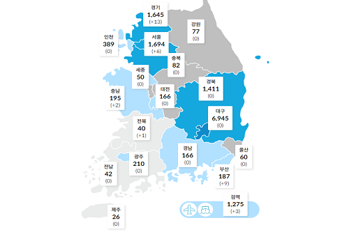 국내 코로나19 하루 확진 34명 나와, 지역감염 23명 해외유입 11명