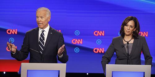 조 바이든 러닝메이트에 카멀라 해리스, 미국 첫 흑인여성 부통령후보