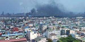 포스코 포항제철소 발전소 컨테이너에서 불, 자체적으로 10분 만에 꺼 