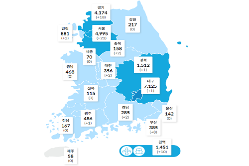 국내 코로나19 하루 확진 70명으로 줄어, 휴일 검사 줄어든 영향도 