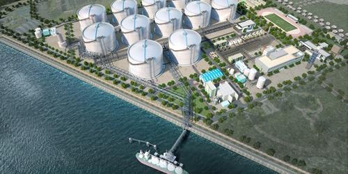 한양 동북아 LNG 허브터미널 착공, 