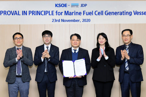한국조선해양, 선박 연료전지발전시스템으로 글로벌 선급 인증받아