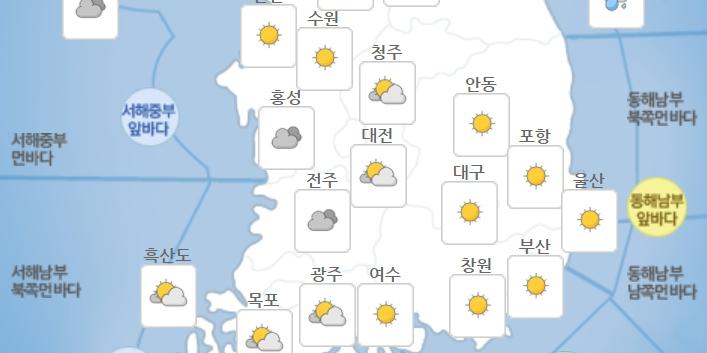 화요일 3일 바람 불어 체감온도 더 떨어져, 서울 낮 최고기온 8도 