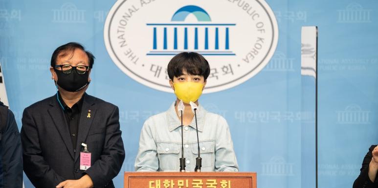 정의당 의원 류호정 “현대위아, 하청노동자 직접고용 판결 이행해야”