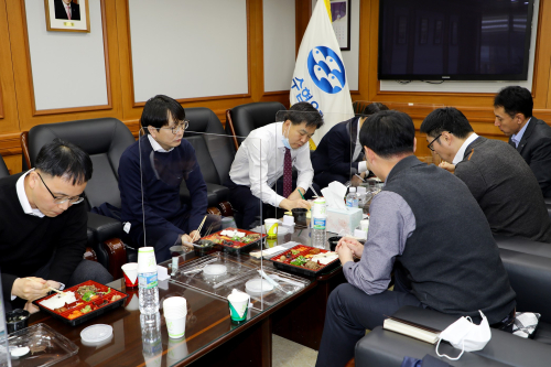 김진균, Sh수협은행 직원들과 도시락 간담회로 소통 확대 