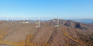 코오롱글로벌, 태백 가덕산 대규모 풍력발전단지 상업운전 시작