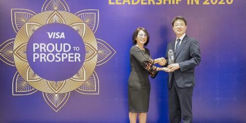 신한베트남은행, 베트남 비자카드 주최 시상식에서 3개 부문 1위 수상