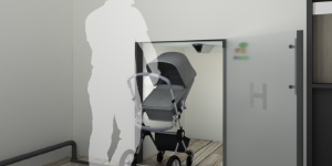 현대건설, 입주민 건강 위해 육아용품 살균시설과 오염차단 현관 개발