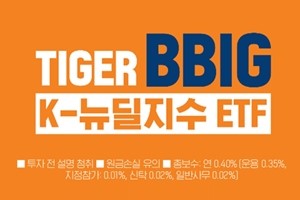 미래에셋자산운용 K-뉴딜 ETF 순자산 1조 달성, 최경주 “현명한 투자"