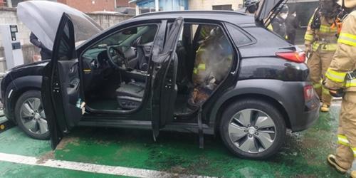 국토부 “코나EV 화재 배터리셀 불량 가능성, 재현실험 때는 불 안 나