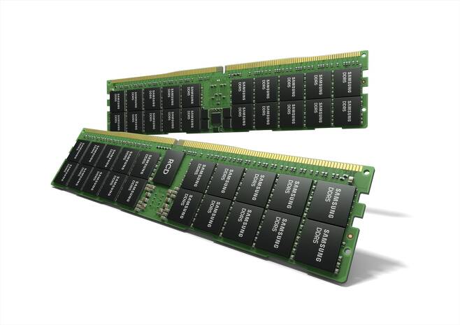 삼성전자, 첨단공정 활용해 최고 용량과 성능 DDR5 D램모듈 개발