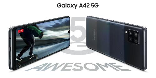 삼성전자 5G스마트폰 대중화 박차, 40만 원대 갤럭시A42 5G 내놔