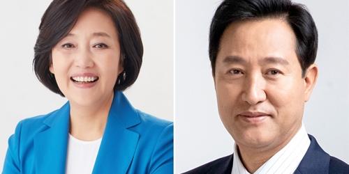 서울시장 보궐선거후보 지지도, 오세훈 48.9% 박영선 29.2%