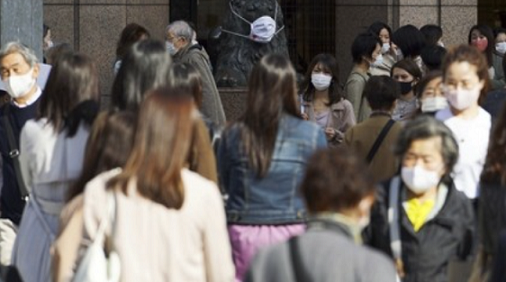 일본 코로나19 하루 확진 2907명으로 줄어, 중국 본토 1명 포함 10명