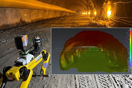 포스코건설 터널공사 관리에 자율보행 로봇 이용, "안전한 일터 조성"