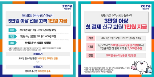 간편결제진흥원, 모바일 온누리상품권 이용고객에게 경품 주는 행사