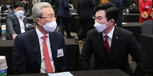 김종인 “윤석열 만날 일 없다, 지금 지지율은 결정적이지 않다”