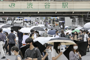 일본 코로나19 하루 확진 1만8889명으로 늘어, 중국 본토 포함 99명