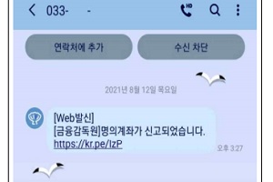 금감원 사칭해 개인정보 탈취하는 보이스피싱 사기에 소비자경고