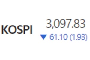 코스피 '외국인과 기관 매도'에 3100 아래로, 코스닥도 1000 밑으로 