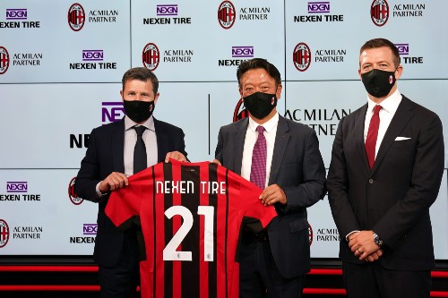 넥센타이어, 이탈리아 프로축구 세리에A리그 AC 밀란 공식 후원