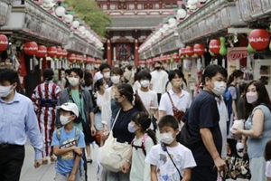 일본 코로나19 하루 확진 1만4천 명으로 감소, 중국 해외유입만 37명