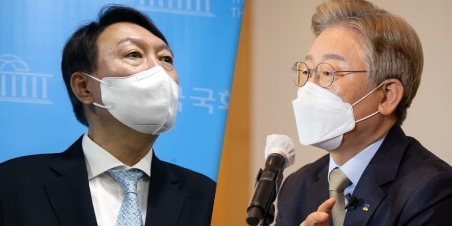 다음 대선주자 적합도, 이재명 26% 윤석열 19% 이낙연 10%